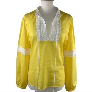 Tory Burch Tie-front Tassel Top